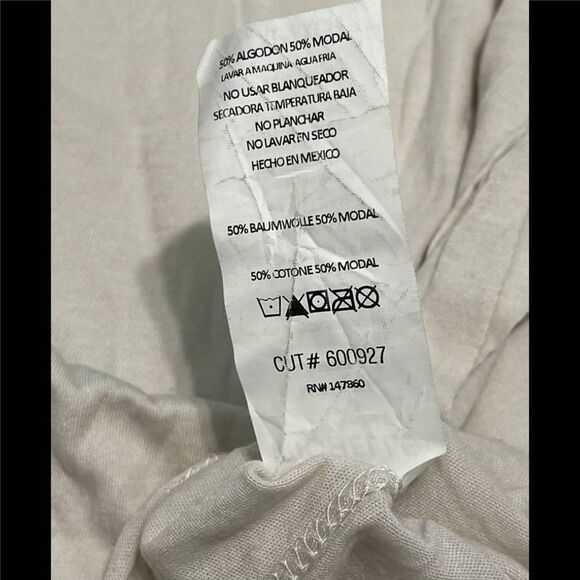 Michelle By Comune Zodiac Gemini Short Sleeve T-Shirt Tee Shirt Clay‎ Cream XS - Picture 8 of 11